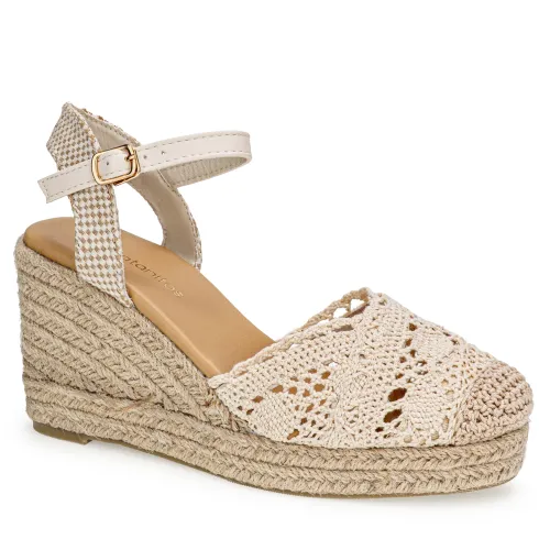 Platanitos Beige de Mujer modelo Alpargata Dama A Sol beiges sintéticos mujer 2025042313121229892 Sintético Sintético
