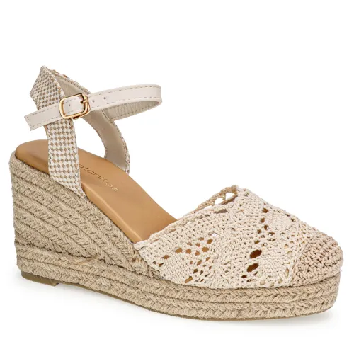 Platanitos Beige de Mujer modelo Alpargata Dama A Sol beiges sintéticos mujer 2025042313121229892 Sintético Sintético