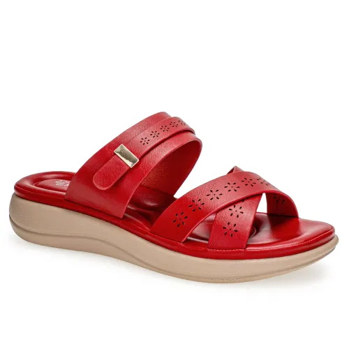 Platanitos Rojo de Mujer modelo Sandalia Dama Sct Jesse rojos rojas roja sintéticos mujer 2025042313121230144 Sintético Sintético