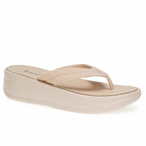 Platanitos Beige de Mujer modelo Sandalia Dama Sbw Merita pieles sintéticos mujer 2025042317175706508 Sintético Sintético