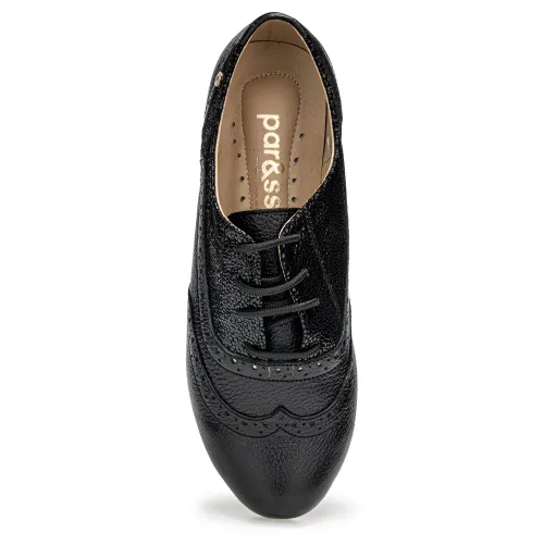 PAR&SS Zapato Oxford De Cuero Mujer Ka25q1-Candy