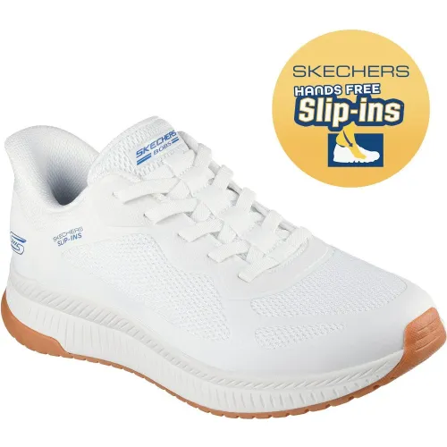 Skechers Blanco de Hombre modelo Zapatillas Urbanas Hombre Bobs Squad 4 Slip-Ins blancos textiles hombre 2025042412394640105 Textil Eva