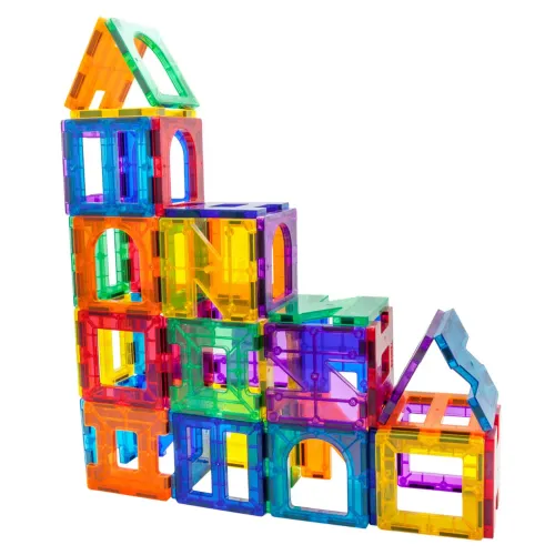 PICASSO TILES Juego De Bloques De Construcción Magnéticos De 42 Piezas