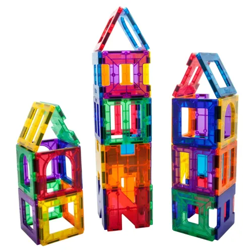 PICASSO TILES Juego De Bloques De Construcción Magnéticos De 42 Piezas