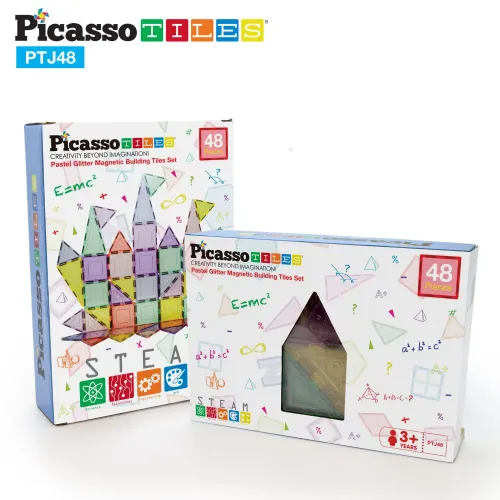 PICASSO TILES  modelo Bloques Magnéticos De Colores Pasteles Y Glitter De 48 Piezas 2025050219334412083  