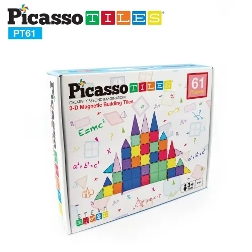 PICASSO TILES  modelo Juego De Bloques De Construcción Magnéticos De 61 Piezas Con Bolsa Para Guardar 2025050219334412086  