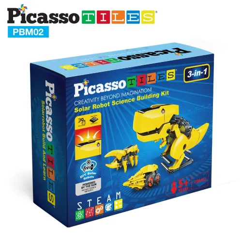 PICASSO TILES  modelo Juguete Educativo 3 En 1 Robot De Dinosaurio Con Energia  Solar 2025050219334412113  