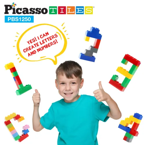 PICASSO TILES Kit De 1250 Bloques De Construcción