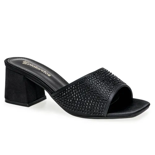 Platanitos Negro de Mujer modelo Sandalia Dama Sv Vivel negros sintéticos mujer 2025051213375165989 Sintético Sintético