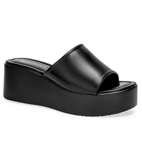 Platanitos Negro de Mujer modelo Sandalia Dama Sw Kruss negros sintéticos mujer 2025051213375166313 Sintético Sintético
