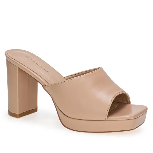 Platanitos Beige de Mujer modelo Sandalia Dama Svp Sandy pieles sintéticos mujer 2025051314033998688 Sintético Sintético