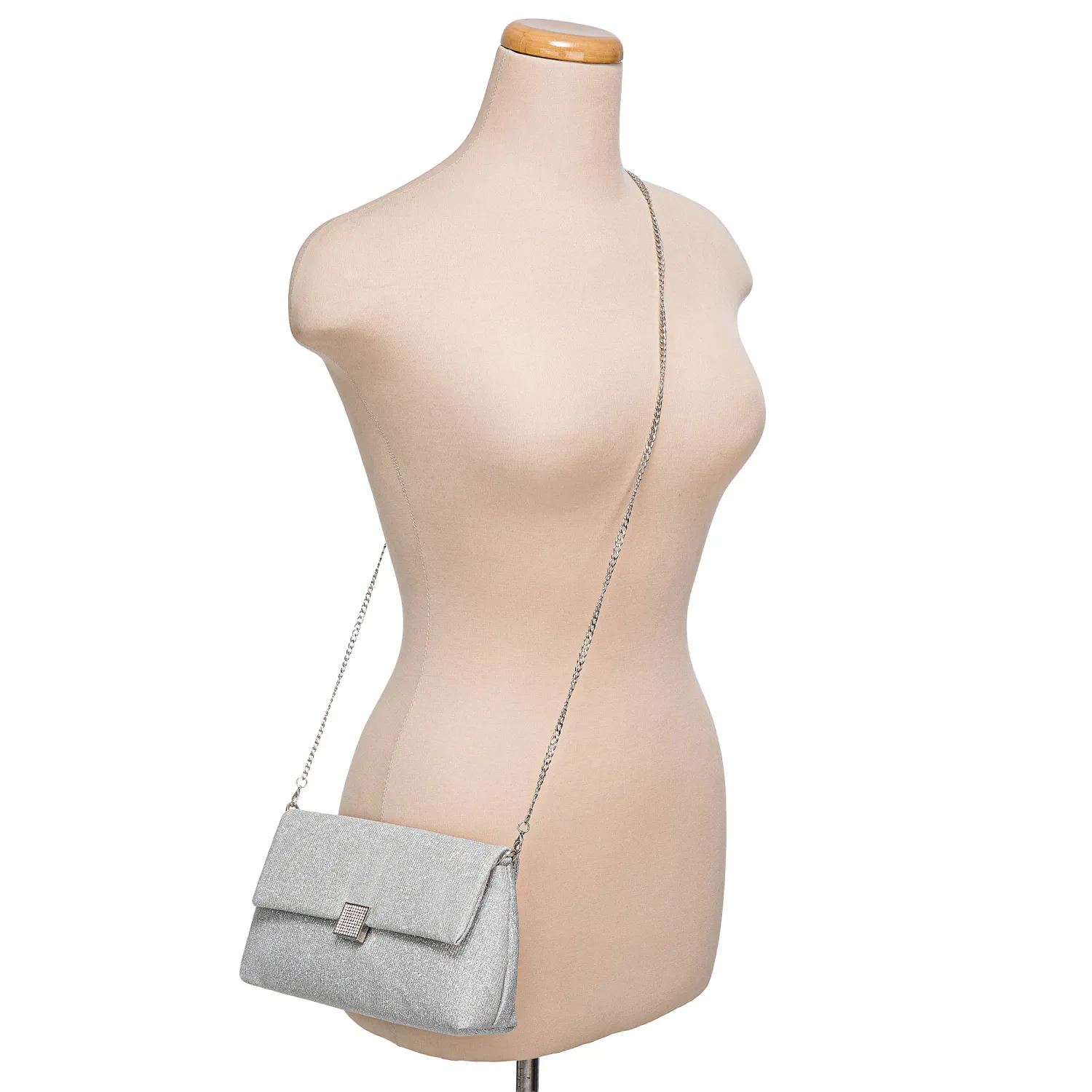 Cartera Limoni De Fiesta B6 color plateado | Platanitos