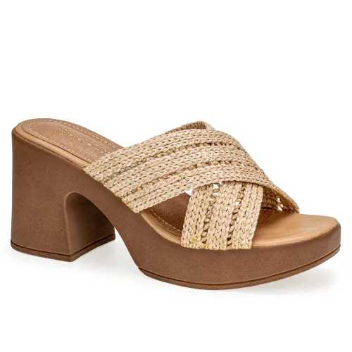 Platanitos Beige de Mujer modelo Sandalia Dama Sp Suxame beiges sintéticos mujer 2025051322292545067 Sintético Sintético