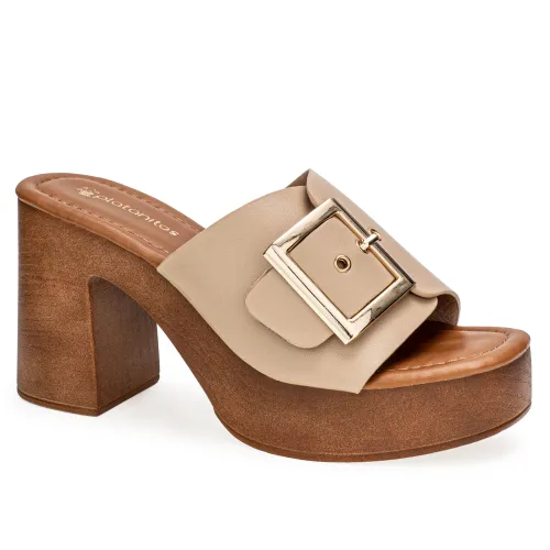 Platanitos Beige de Mujer modelo Sandalia Dama Sp Borxi beiges sintéticos mujer 2025051322292545211 Sintético Sintético