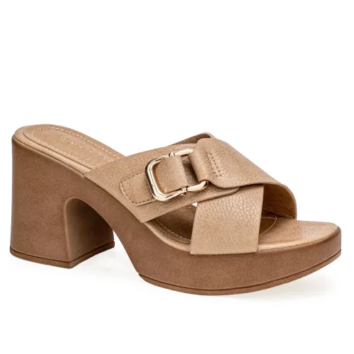 Platanitos Beige de Mujer modelo Sandalia Dama Sp Ringe beiges sintéticos mujer 2025051322292545265 Sintético Sintético
