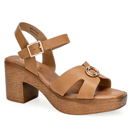 Platanitos  de Mujer modelo Sandalia Dama Sp Gilrie cameles sintéticos mujer 2025051322292545427 Sintético Sintético