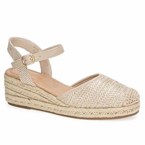 Platanitos Beige de Mujer modelo Alpargata Dama A Julieta beiges sintéticos mujer 2025051417325244799 Sintético Sintético