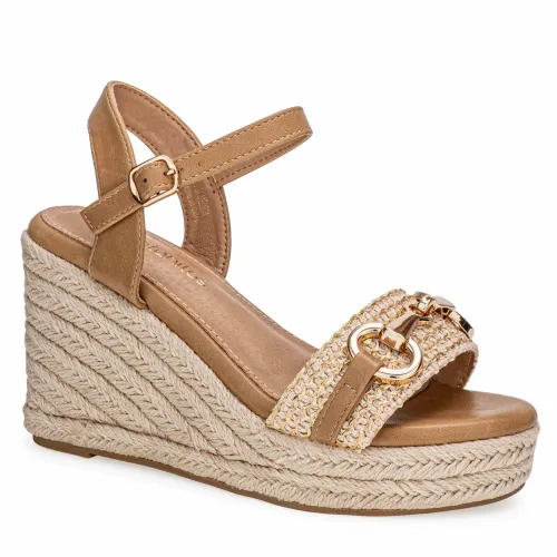 Platanitos Beige de Mujer modelo Sandalia Dama Sa Melissa beiges sintéticos mujer 2025051417325244853 Sintético Sintético