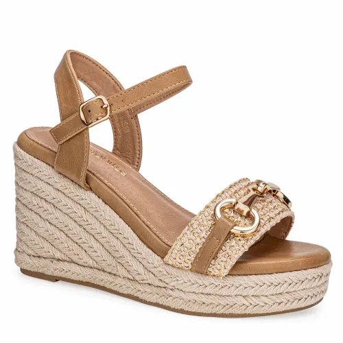 Platanitos Beige de Mujer modelo Sandalia Dama Sa Melissa beiges sintéticos mujer 2025051417325244853 Sintético Sintético