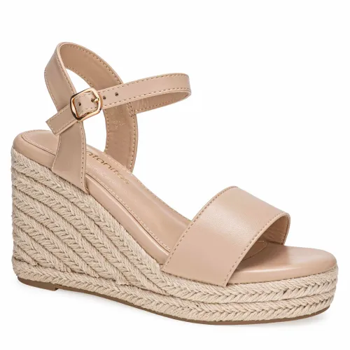 Platanitos Beige de Mujer modelo Sandalia Dama Sa Greis mujer 2025051417325244871 Sintético - textil Sintético
