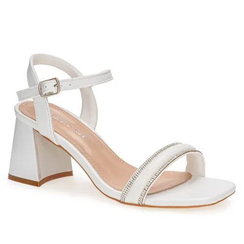 Platanitos Blanco de Mujer modelo Sandalia Dama Sv Hatsu blancos sintéticos mujer 2025051513263486869 Sintético Sintético