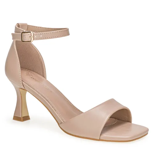 Platanitos Beige de Mujer modelo Sandalia Dama Sv Magy pieles sintéticos mujer 2025051513263486905 Sintético Sintético
