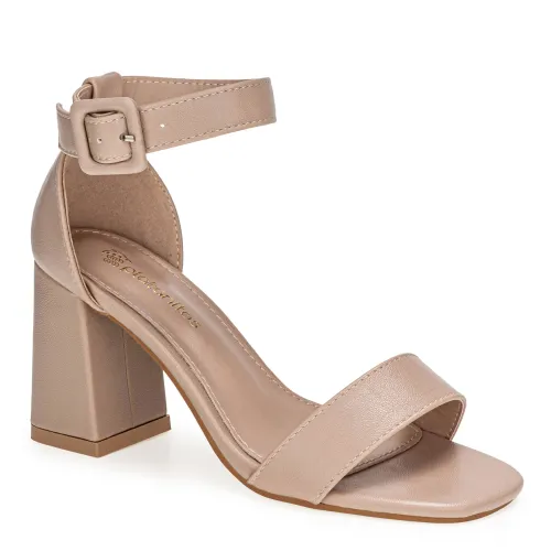 Platanitos Beige de Mujer modelo Sandalia Dama Sv Joyne pieles sintéticos mujer 2025051513263486941 Sintético Sintético