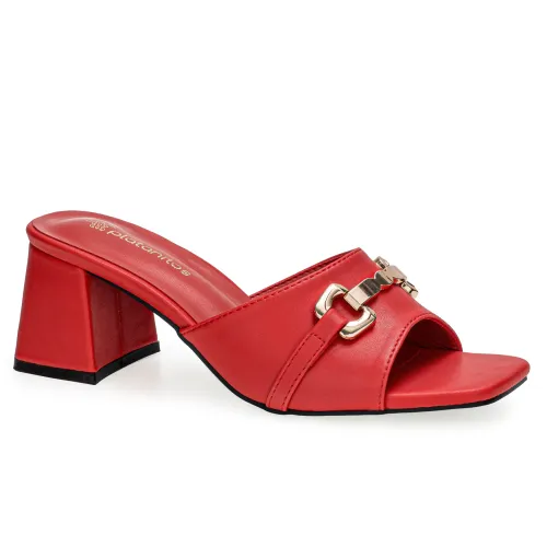 Platanitos Rojo de Mujer modelo Sandalia Dama Sv Rita rojos rojas roja sintéticos mujer 2025051513263487085 Sintético Sintético