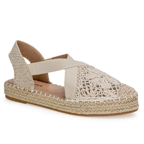 Platanitos Beige de Mujer modelo Alpargata Dama A Hula beiges sintéticos mujer 2025051517141117499 Sintético Sintético