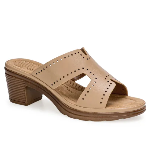 Platanitos Beige de Mujer modelo Sandalia Dama Sct Harpic pieles sintéticos mujer 2025051520223122529 Sintético Sintético