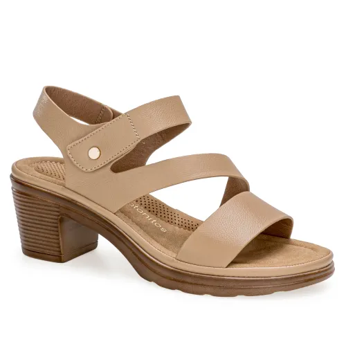 Platanitos Beige de Mujer modelo Sandalia Dama Sct Igora pieles sintéticos mujer 2025051520223122565 Sintético Sintético