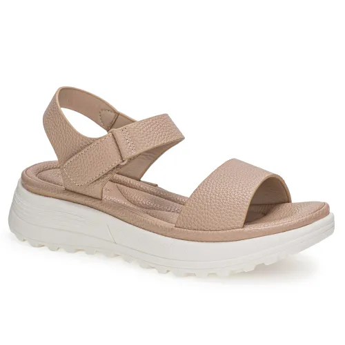 Platanitos Beige de Mujer modelo Sandalia Dama Sct Randy beiges sintéticos mujer 2025051520223122619 Sintético Sintético