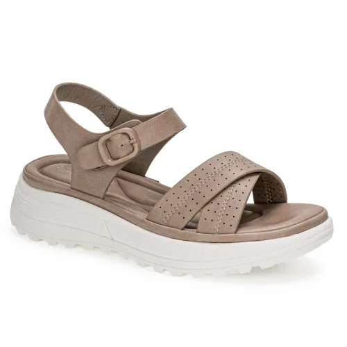 Platanitos Beige de Mujer modelo Sandalia Dama Sct Stick beiges sintéticos mujer 2025051520223122673 Sintético Sintético