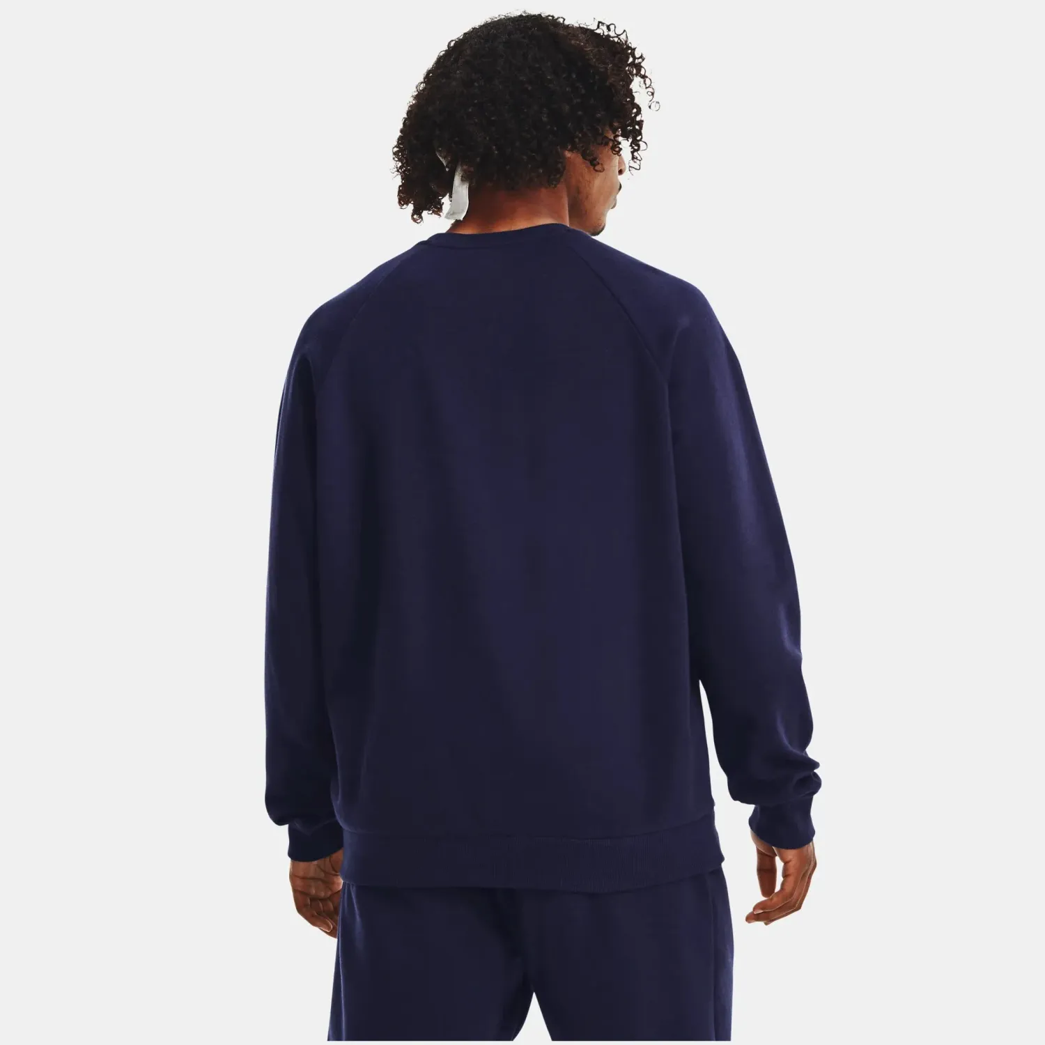 Polera Under Armour Training Hombre Rival Fleece Crew color azul | Platanitos