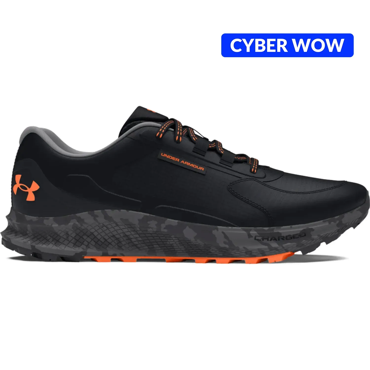 Zapatillas Under Armour Running Hombre Charged Bandit Trail 3 color negro | Platanitos