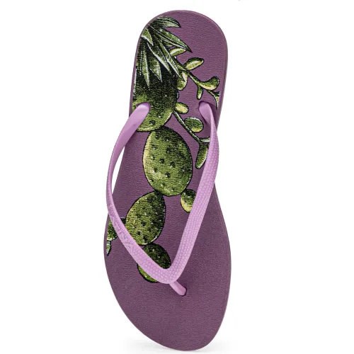 LATINA Sandalia Tijera Mujer Print Cactus