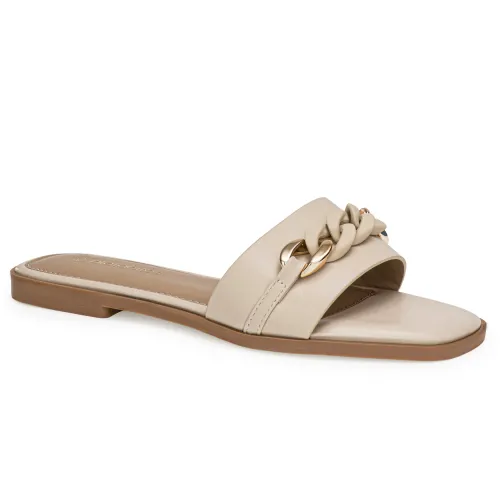 Platanitos Beige de Mujer modelo Sandalia Dama Sf Tala pieles sintéticos mujer 2025051915003103338 Sintético Sintético