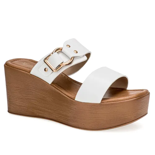 Platanitos Blanco de Mujer modelo Sandalia Dama Sw Ada blancos sintéticos mujer 2025051915003103464 Sintético Sintético