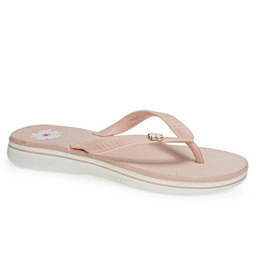 Platanitos Beige de Mujer modelo Sandalia Dama Sb Sunqu pieles sintéticos mujer 2025052013475141846 Sintético Sintético