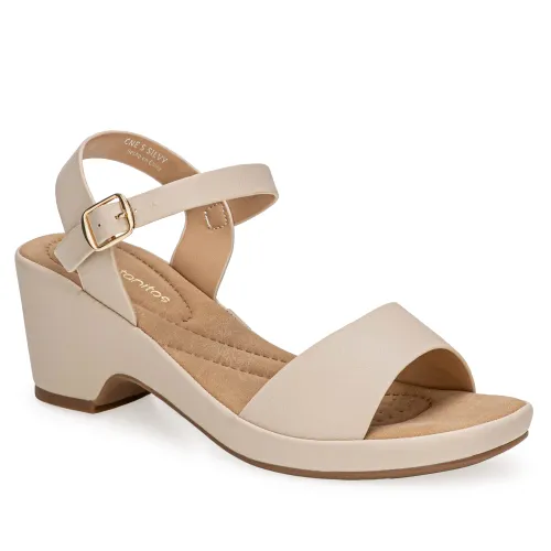 Platanitos Beige de Mujer modelo Sandalia Dama S Silvy beiges sintéticos mujer 2025052121053285519 Sintético Sintético