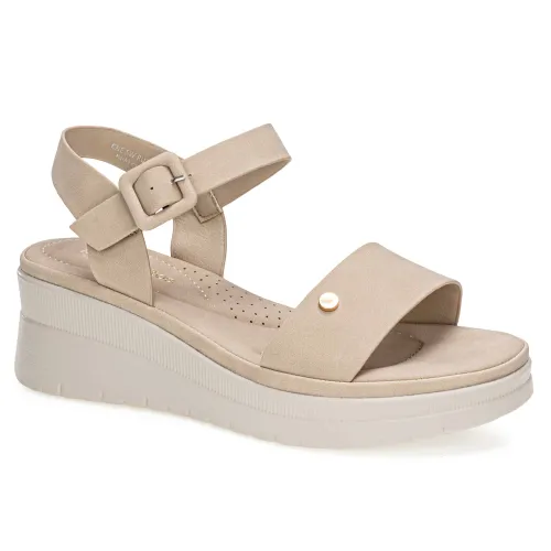 Platanitos Beige de Mujer modelo Sandalia Dama Sw Ruth beiges sintéticos mujer 2025052121053285735 Sintético Sintético