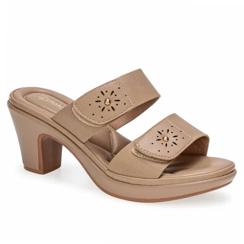 Platanitos Beige de Mujer modelo Sandalia Dama Sp Greicy sintéticos mujer 2025052121053285843 Sintético Sintético