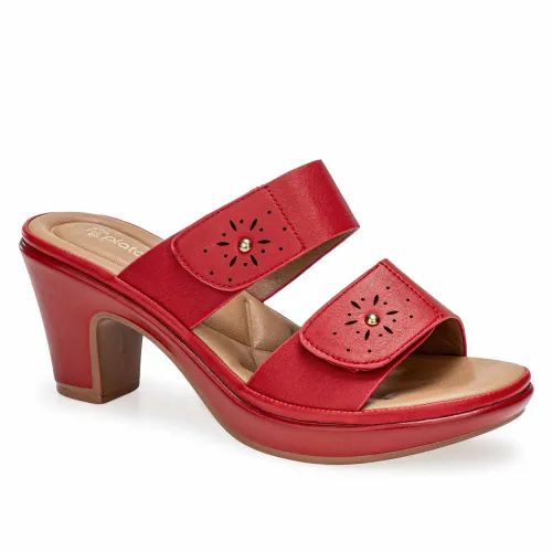 Platanitos Rojo de Mujer modelo Sandalia Dama Sp Greicy rojos rojas roja sintéticos mujer 2025052121053285861 Sintético Sintético