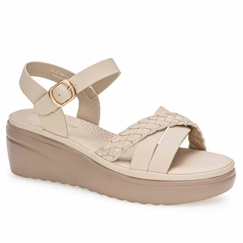 Platanitos Beige de Mujer modelo Sandalia Dama Sct Marita beiges sintéticos mujer 2025052121053285969 Sintético Sintético