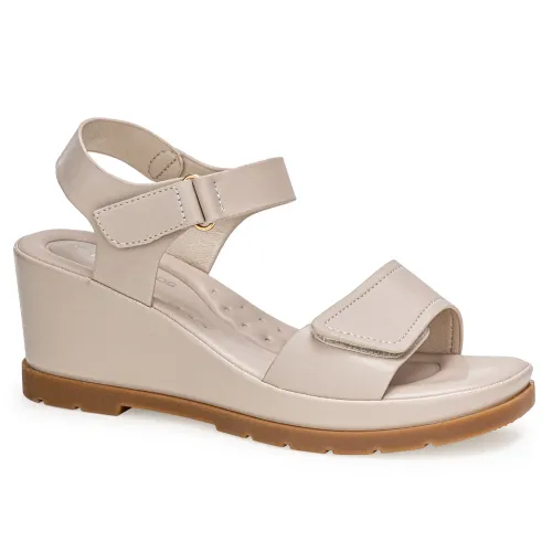 Platanitos Beige de Mujer modelo Sandalia Dama Sct Breca beiges sintéticos mujer 2025052215213521456 Sintético Sintético