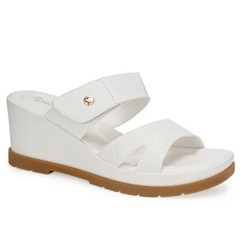 Platanitos Blanco de Mujer modelo Sandalia Dama Sct Louisa blancos sintéticos mujer 2025052215213521510 Sintético Sintético