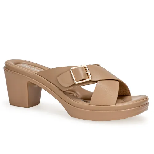 Platanitos Beige de Mujer modelo Sandalia Dama Sct Ballie sintéticos mujer 2025052215213521528 Sintético Sintético