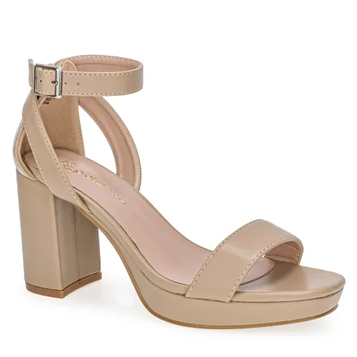 Platanitos Beige de Mujer modelo Sandalia Dama Svp Calypso pieles sintéticos mujer 2025052216284349365 Sintético Sintético