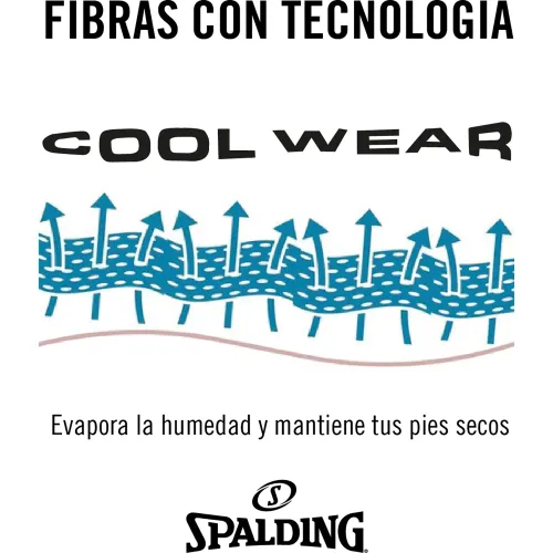 SPALDING Pack De Medias Deportivas Hombre Invisibles 40-45 Spstns40