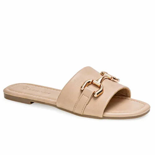 Platanitos Beige de Mujer modelo Sandalia Dama Sf Ambre beiges sintéticos mujer 2025052222060972859 Sintético Sintético